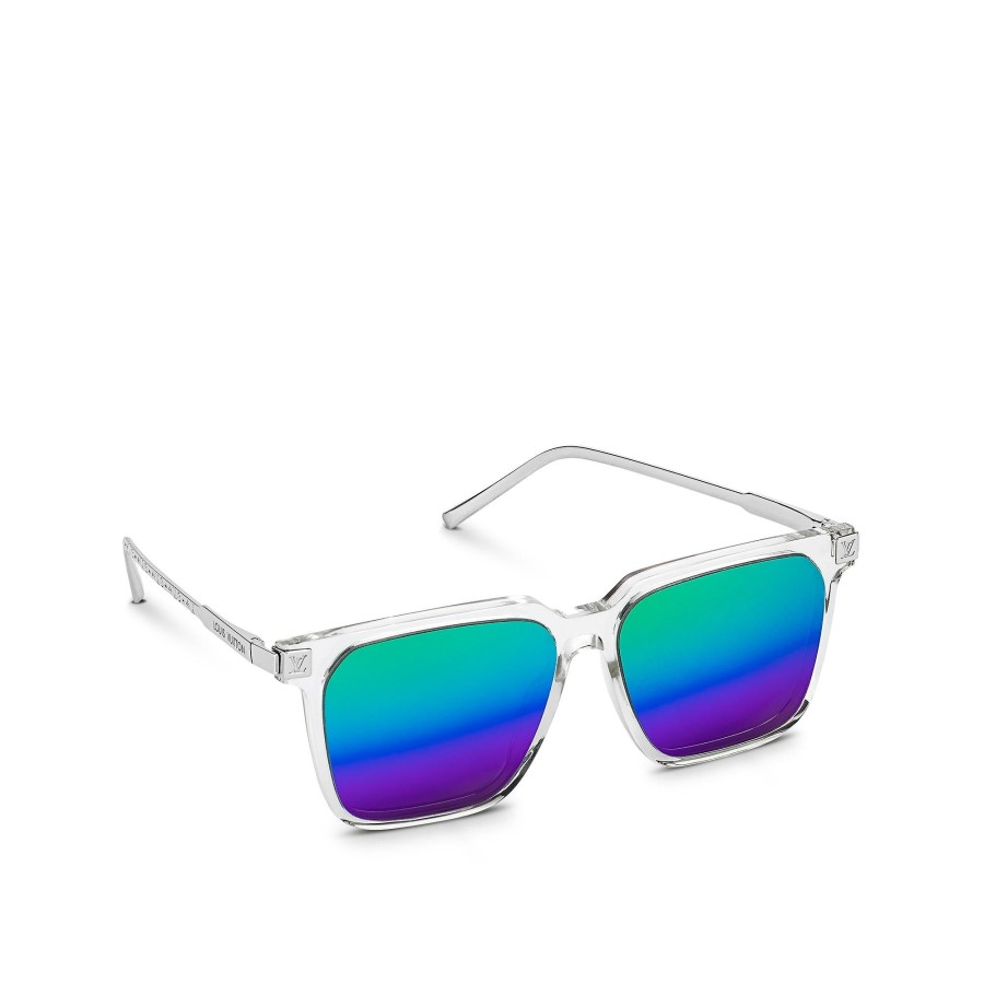 Hombre Louis Vuitton Gafas De Sol | Gafas De Sol Lv Rise Square Multicolore