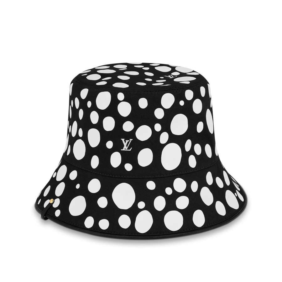 Mujer Louis Vuitton Gorros Y Guantes | Lv X Yk Sombero Bucket Reversible Infinity Dots