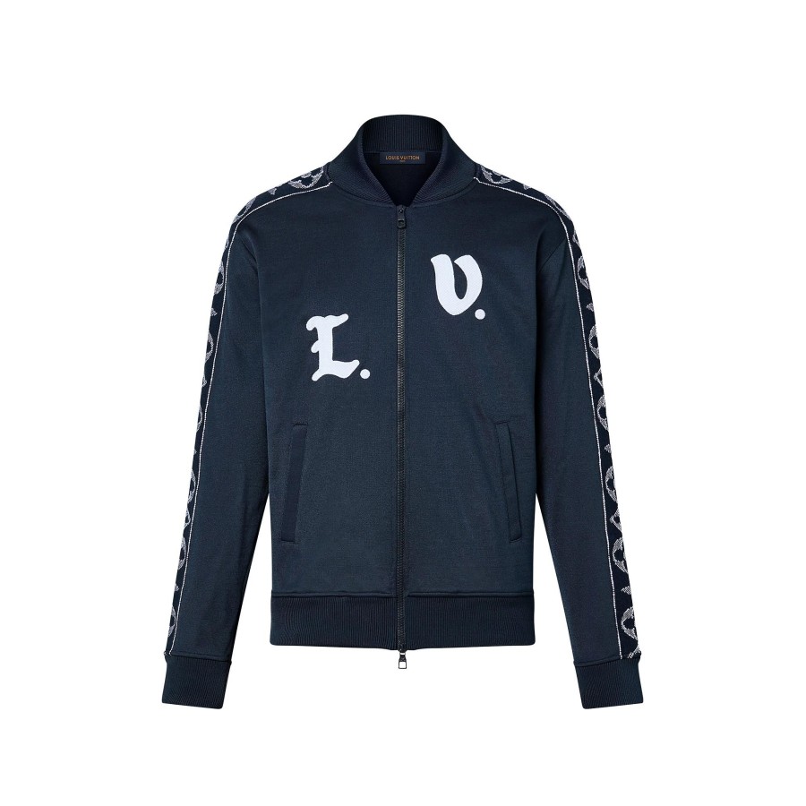 Hombre Louis Vuitton Punto Y Sudaderas | Chaqueta De Chandal Con Detalles Distintivos Bordados