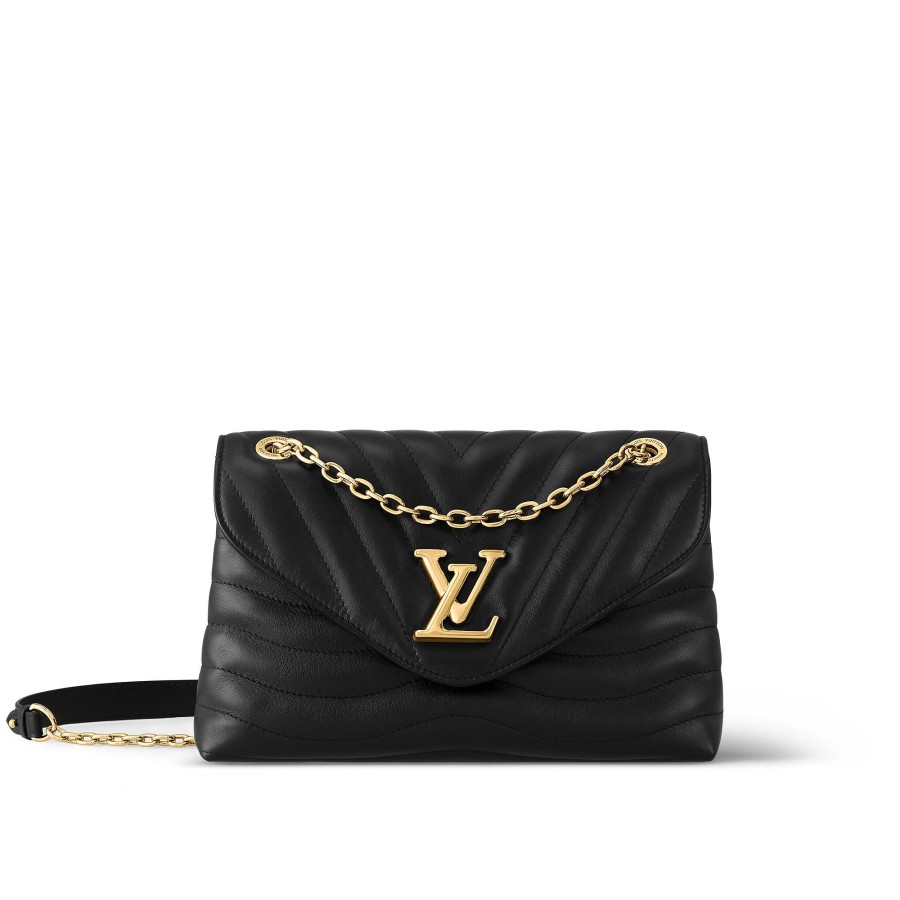 Mujer Louis Vuitton Seleccion De Bolsos En Piel | Bolso New Wave Gm Con Cadena Negro