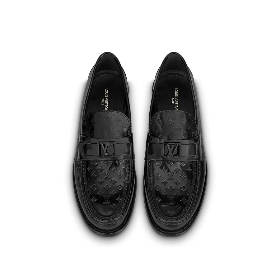 Hombre Louis Vuitton Mocasines | Mocasin Major Negro