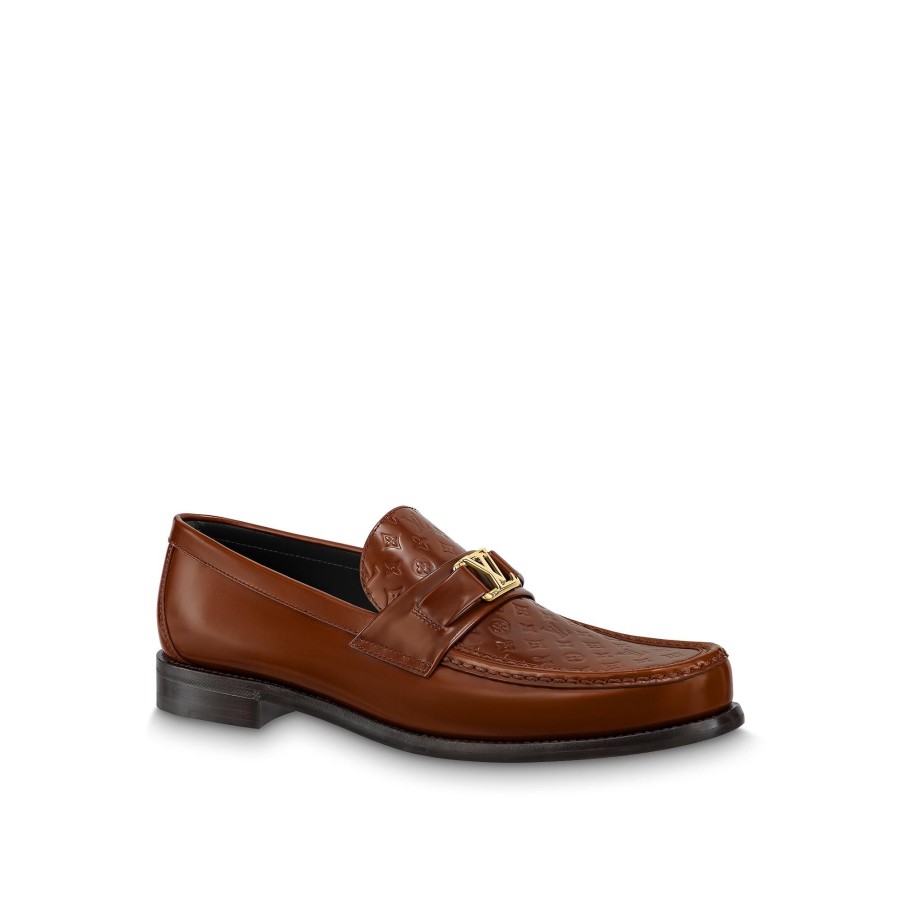 Hombre Louis Vuitton Mocasines | Mocasin Major Cognac