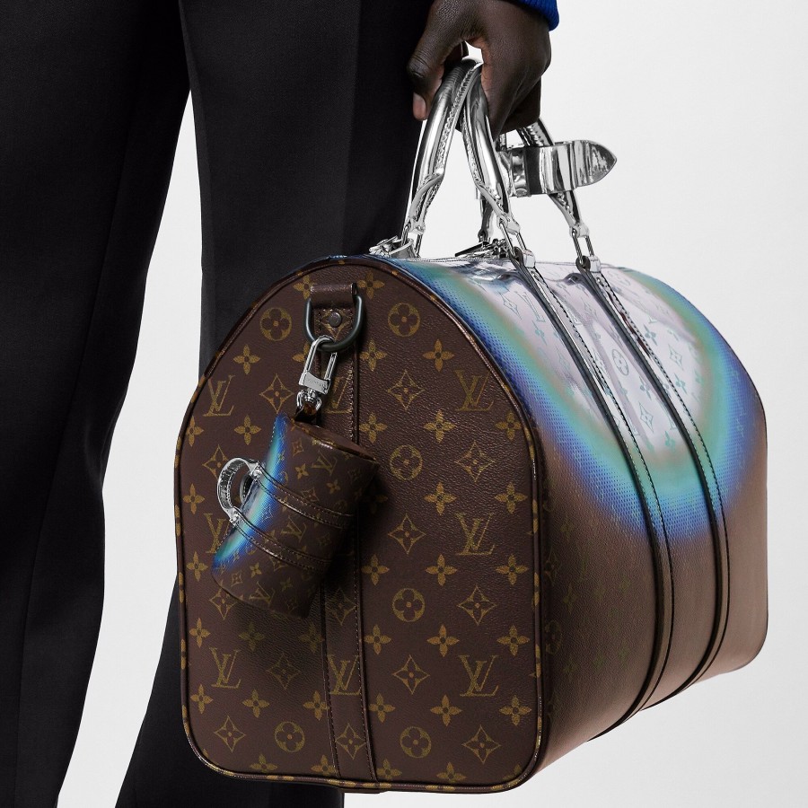 Hombre Louis Vuitton Llaveros Y Charms | Colgante Y Llavero Nebula Mini Keepall Pouch