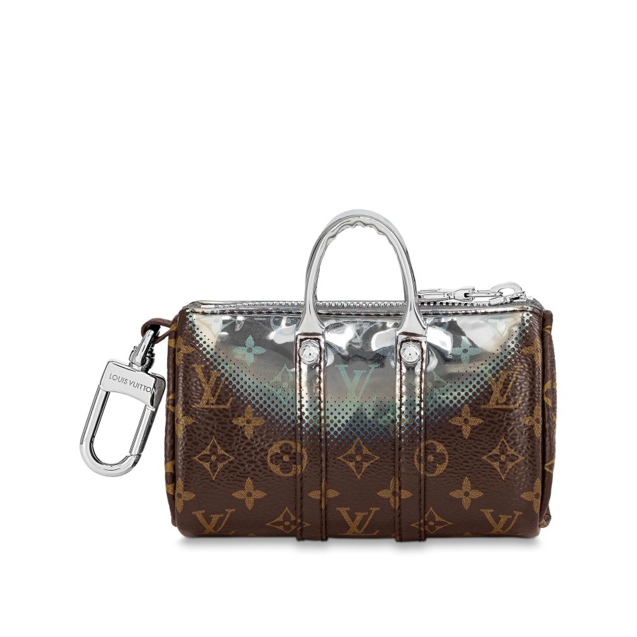 Hombre Louis Vuitton Llaveros Y Charms | Colgante Y Llavero Nebula Mini Keepall Pouch