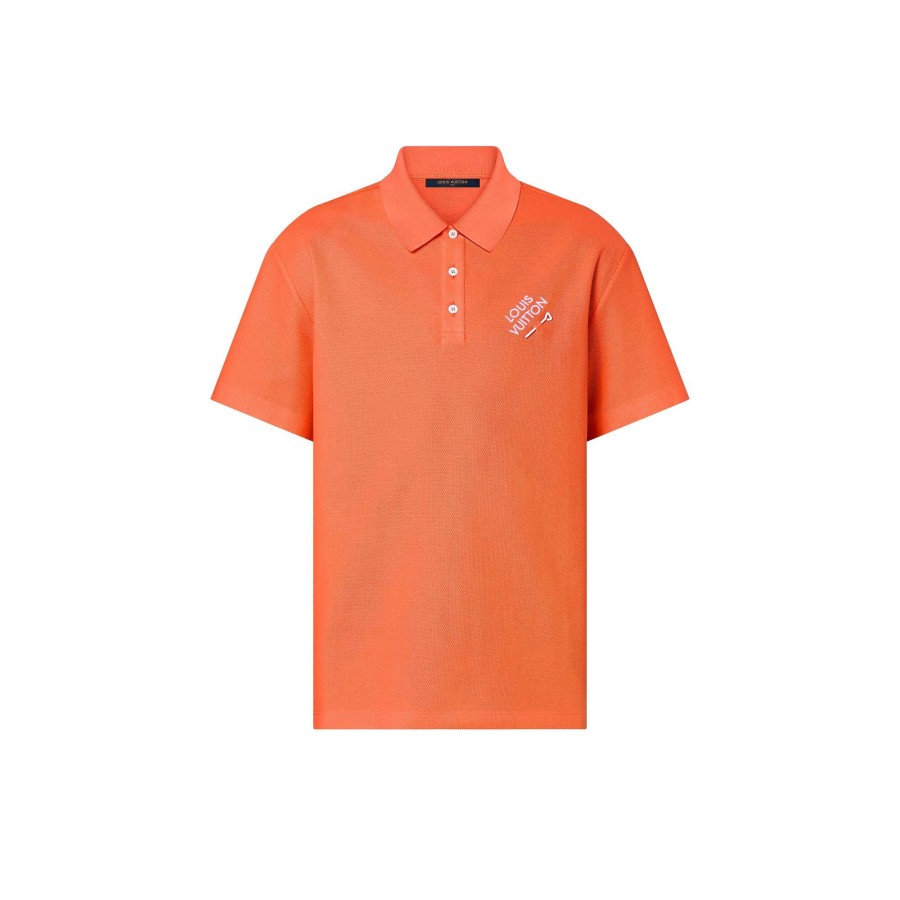 Hombre Louis Vuitton Camisetas Y Polos | Polo De Algodon Con Distintivo Peach