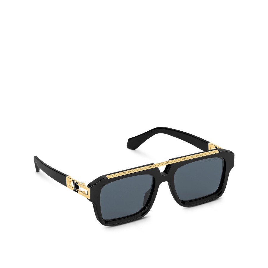 Hombre Louis Vuitton Gafas De Sol | Gafas De Sol 1.1 Mascot Pilot Square Negro