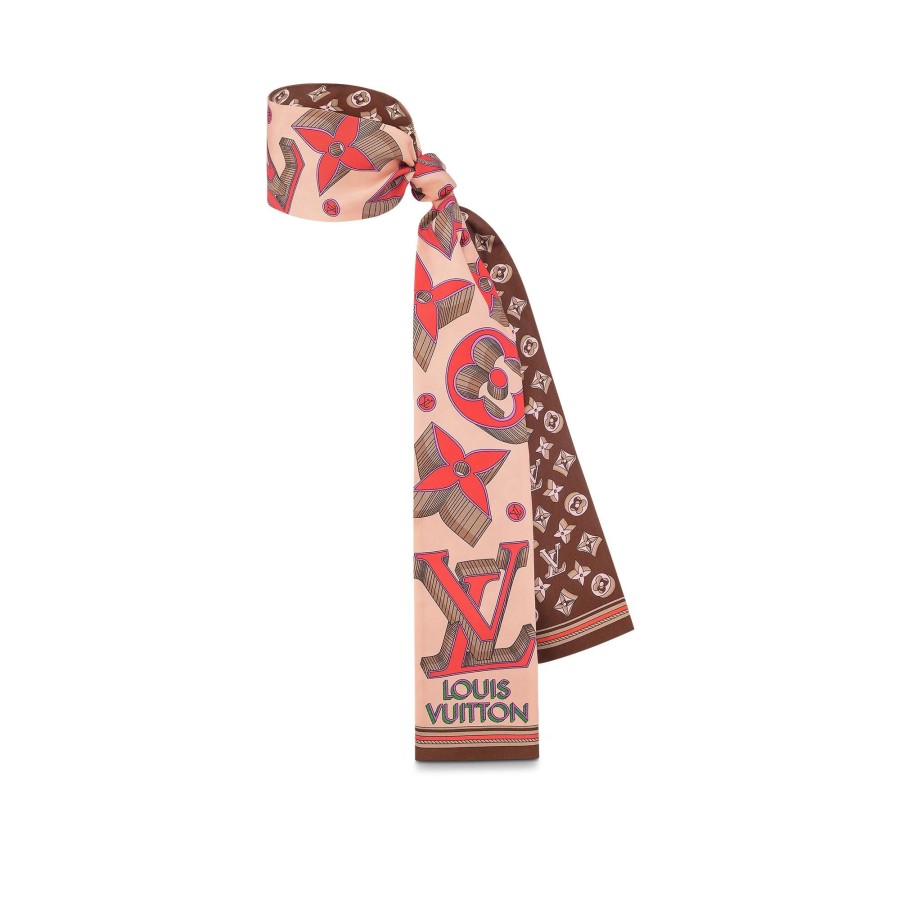 Mujer Louis Vuitton Panuelos De Seda Y Bandanas | Bandana Ultimate 3D Beige