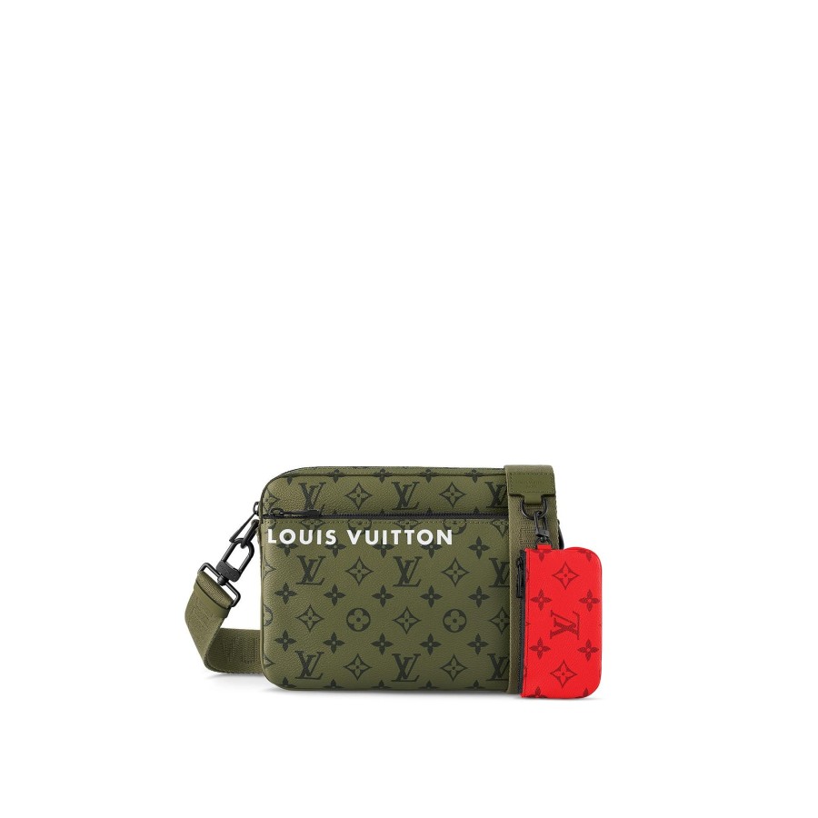 Hombre Louis Vuitton Bolsos Monogram Iconicos | Bolso Trio Messenger