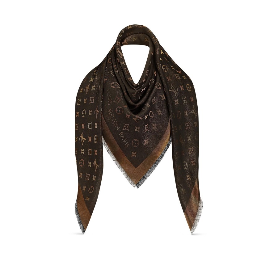 Mujer Louis Vuitton Chales Y Estolas | Chal So Shine Monogram Marron