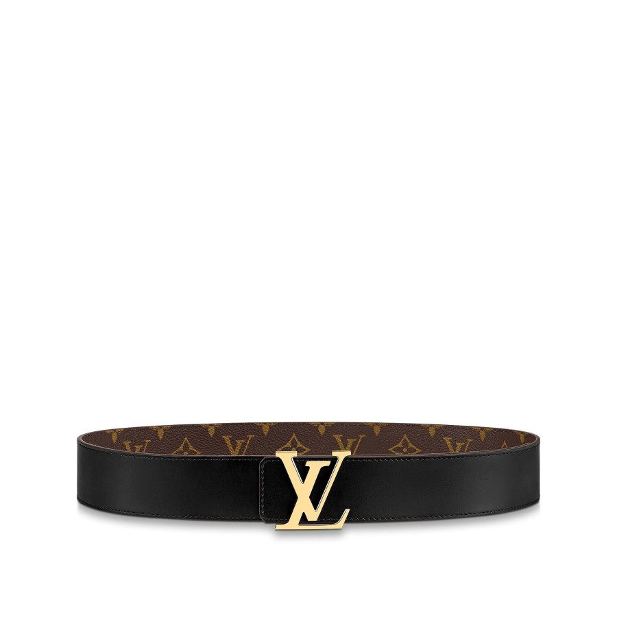 Mujer Louis Vuitton Cinturones | Cinturon Reversible Lv Initiales De 4 Cm