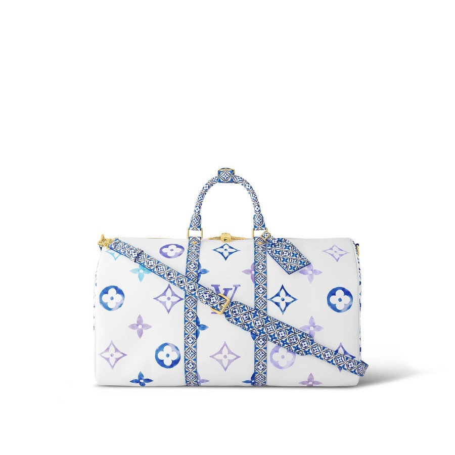 Mujer Louis Vuitton Bolsas De Viaje | Bolsa De Viaje Keepall 45 Con Bandolera