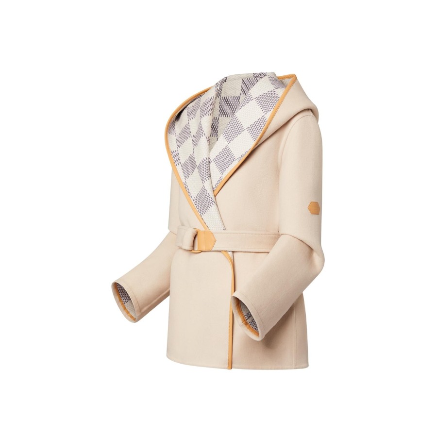 Mujer Louis Vuitton Abrigos Y Chaquetas | Chaqueton Envolvente Damier Azur