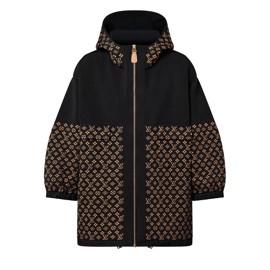 Mujer Louis Vuitton Abrigos Y Chaquetas | Chaqueta De Punto Jacquard Monogram