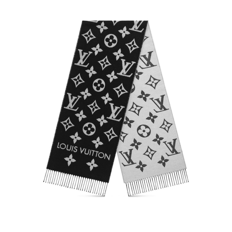 Mujer Louis Vuitton Bufandas | Bufanda Lv Essential Negro