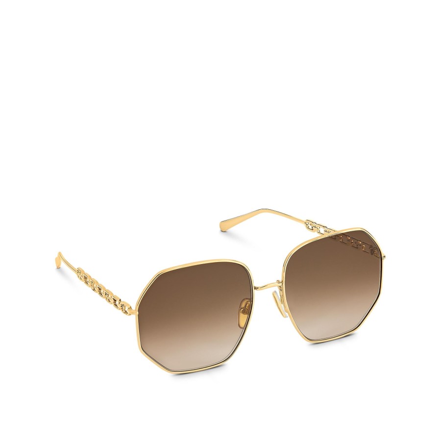 Mujer Louis Vuitton Gafas De Sol | Gafas De Sol My Lv Chain Round