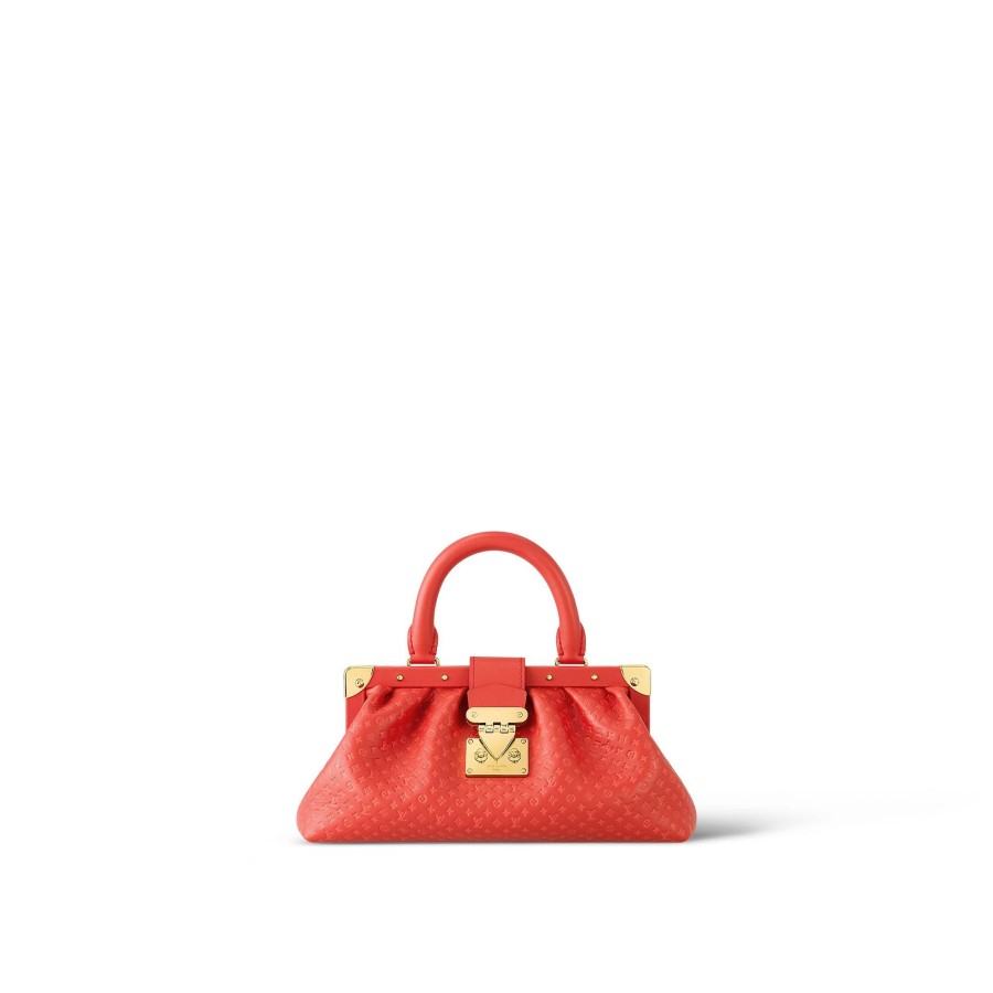 Mujer Louis Vuitton Bolsos Con Cadena Y Clutches | Bolso Clutch Monogram Rojo