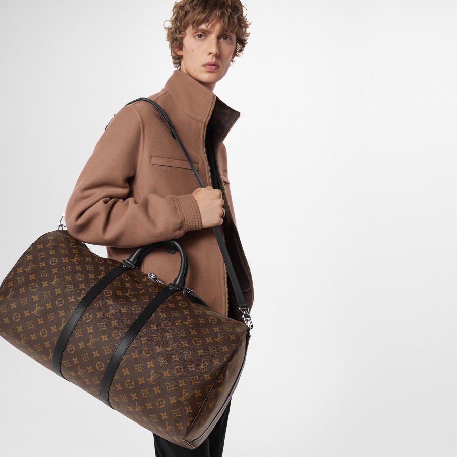 Mujer Louis Vuitton Bolsas De Viaje | Keepall 55 Con Bandolera