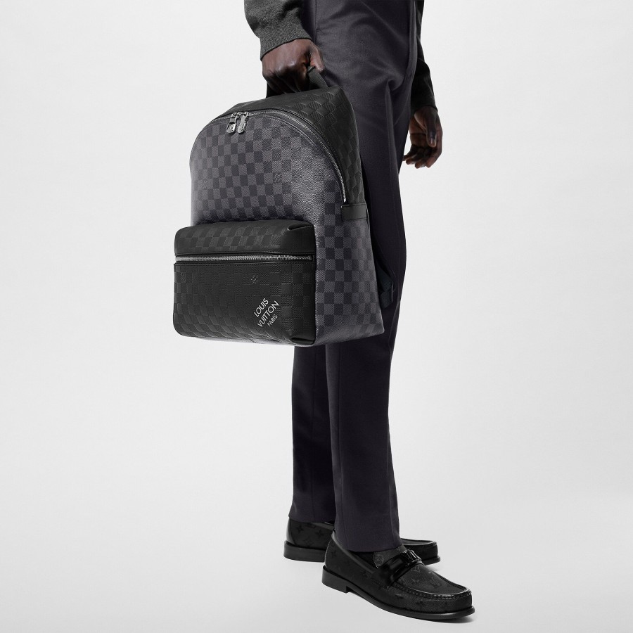 Hombre Louis Vuitton Coleccion Damier | Mochila Discovery Pm