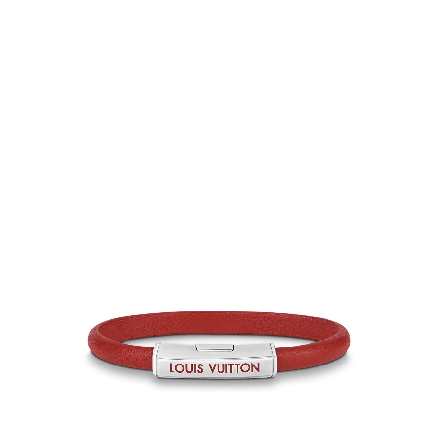 Hombre Louis Vuitton Pulseras | Pulsera Clip It Rojo