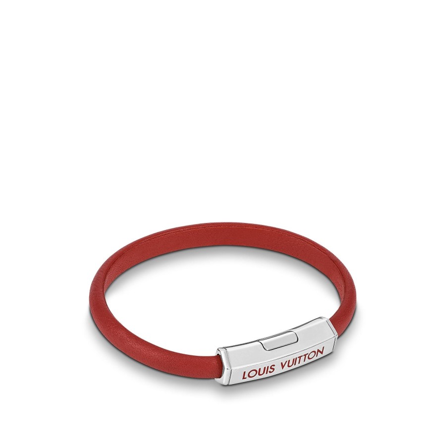 Hombre Louis Vuitton Pulseras | Pulsera Clip It Rojo