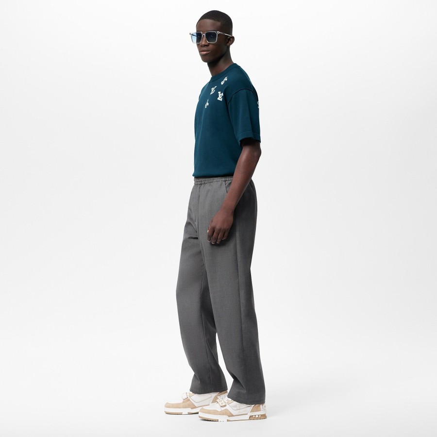 Hombre Louis Vuitton Pantalones | Pantalon Tipo Pijama Karakoram