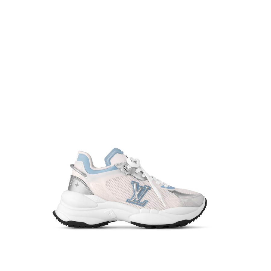 Mujer Louis Vuitton Zapatillas | Zapatilla Deportiva Run 55 Bleu Clair