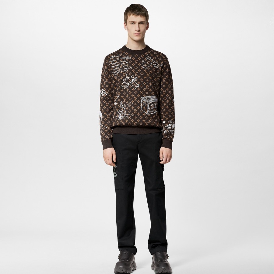 Hombre Louis Vuitton Punto Y Sudaderas | Jersey Monogram De Lana