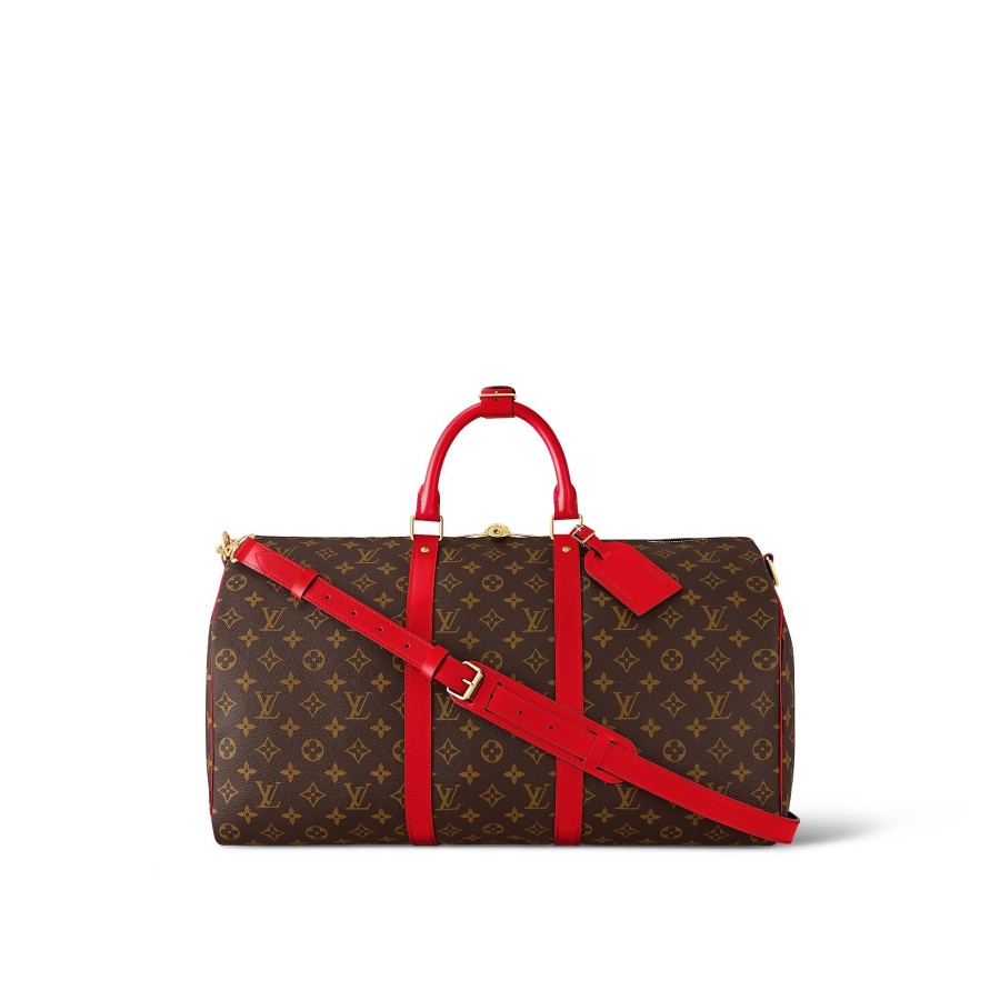 Mujer Louis Vuitton Bolsas De Viaje | Bolsa De Viaje Keepall Bandouliere 50