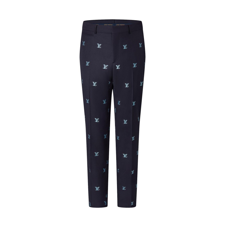 Hombre Louis Vuitton Pantalones | Pantalon De Corte Cigarette