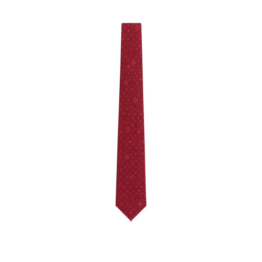 Hombre Louis Vuitton Corbatas Y Panuelos | Corbata Mng Stars Rojo