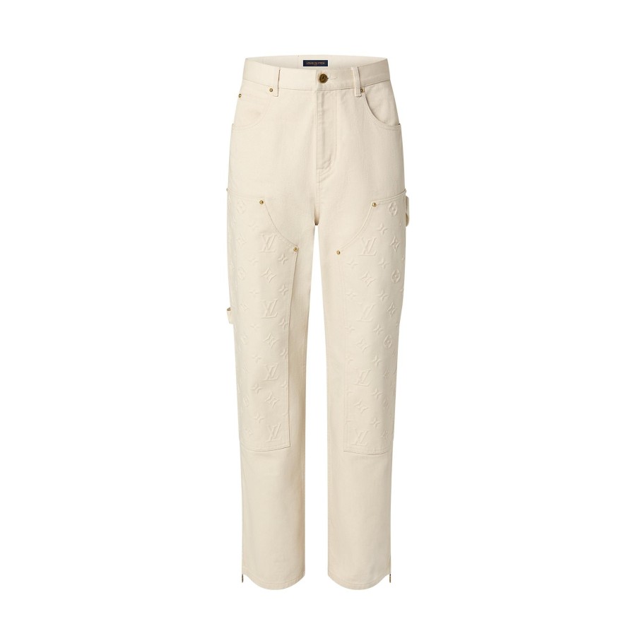 Hombre Louis Vuitton Pantalones | Vaqueros Carpenter Monogram