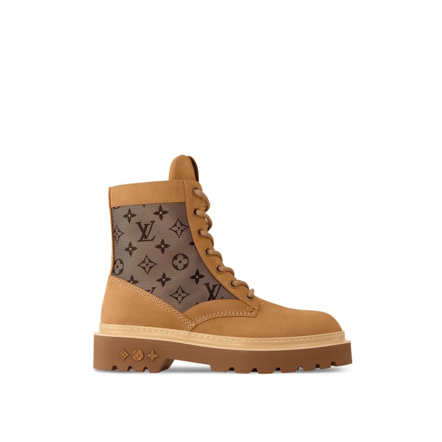 Hombre Louis Vuitton Botas | Botin Lv Ranger Beige