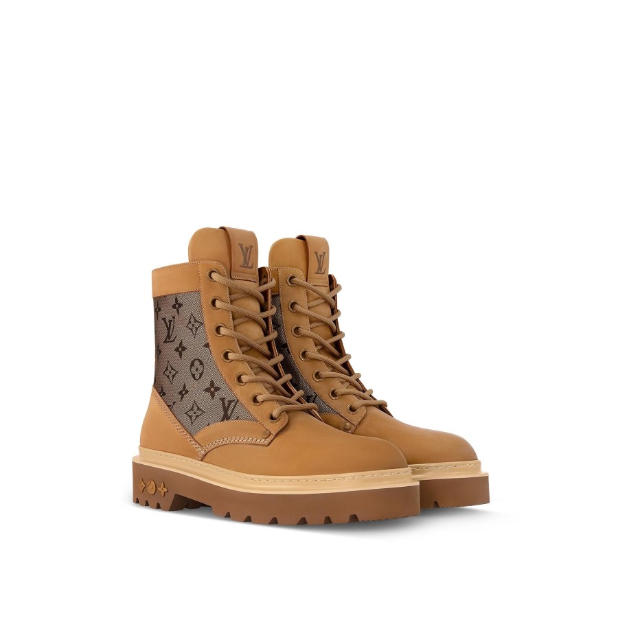 Hombre Louis Vuitton Botas | Botin Lv Ranger Beige