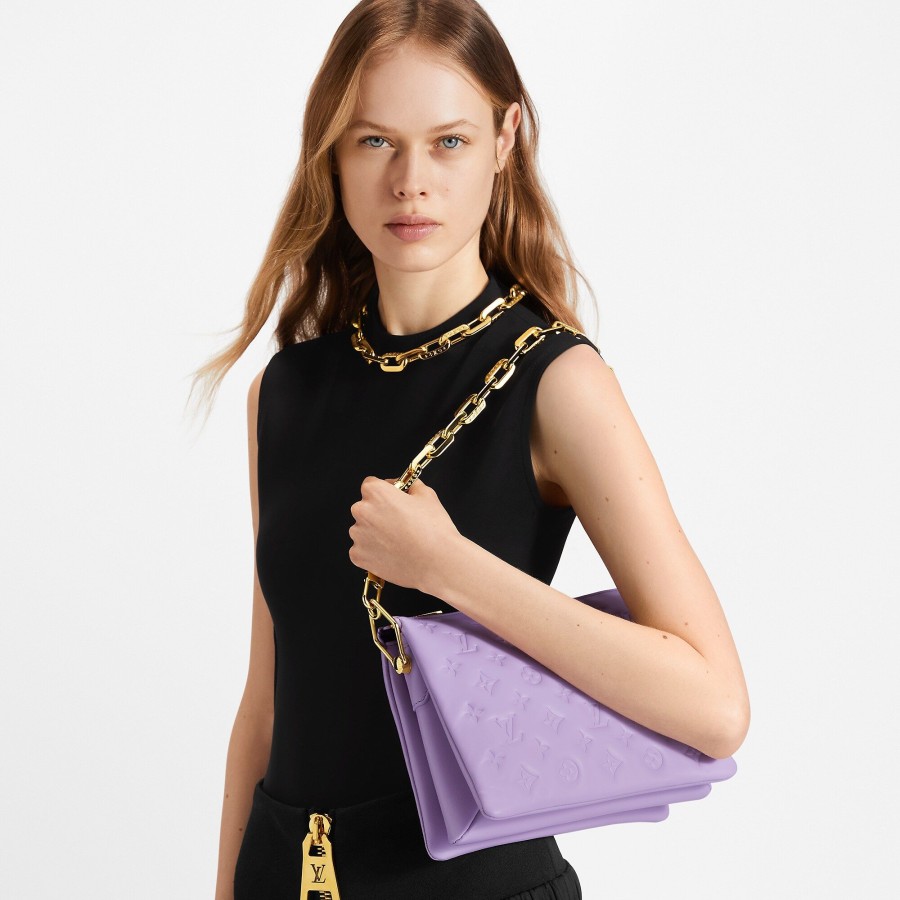 Mujer Louis Vuitton Bolsos Con Cadena Y Clutches | Bolso Coussin Pm Parme