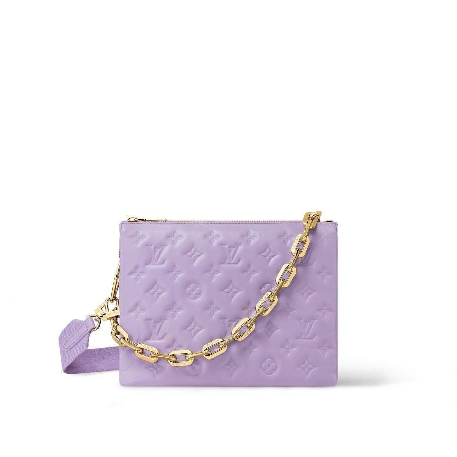 Mujer Louis Vuitton Bolsos Con Cadena Y Clutches | Bolso Coussin Pm Parme