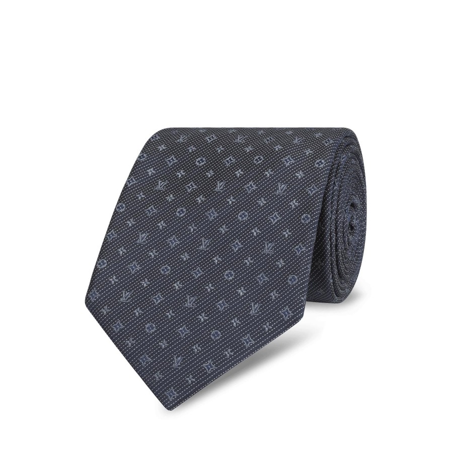 Hombre Louis Vuitton Corbatas Y Panuelos | Corbata Monogram Classic Gris