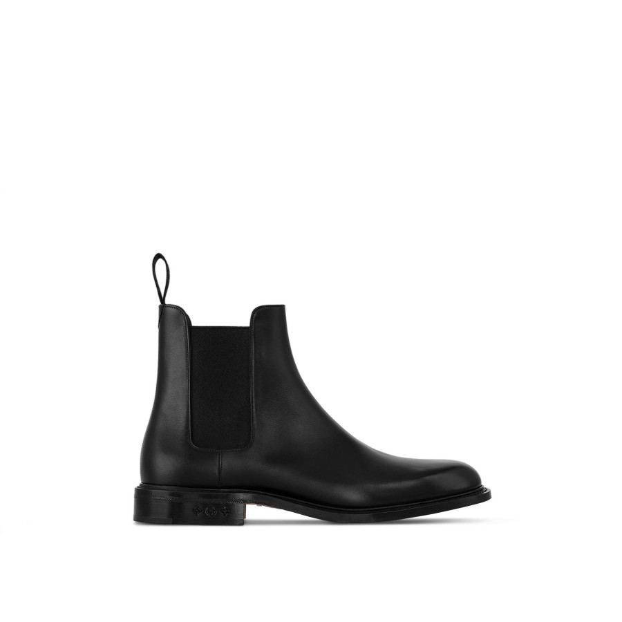 Hombre Louis Vuitton Botas | Botin Chelsea Lv Flex Negro