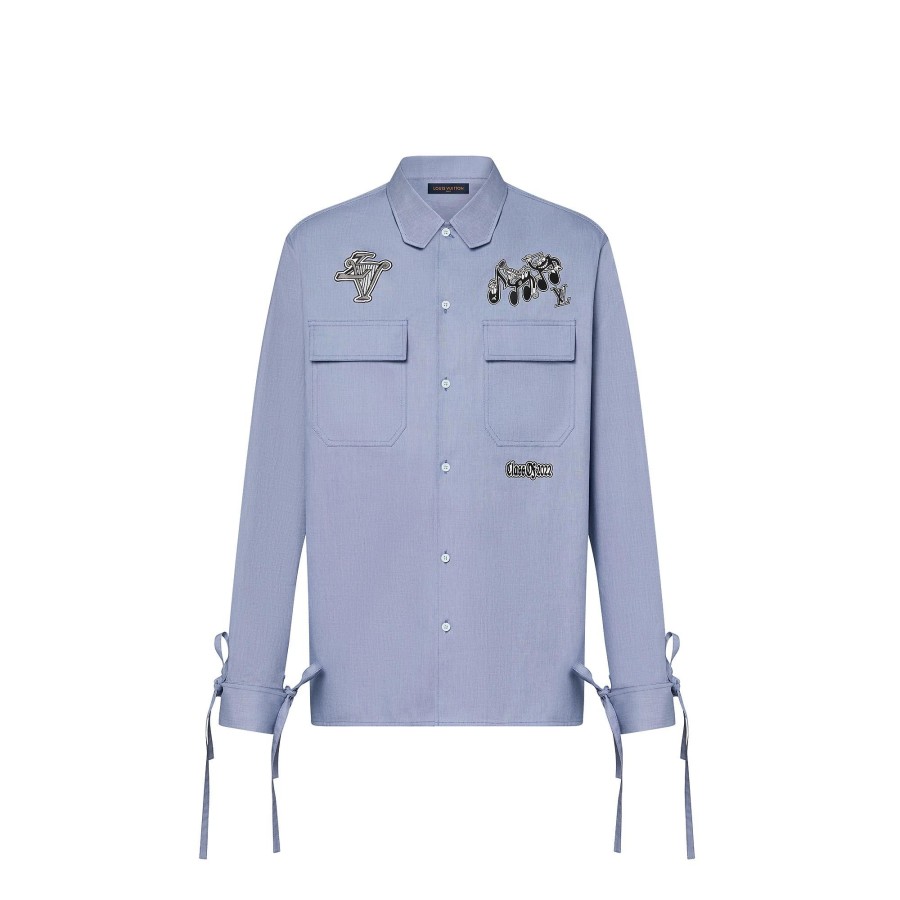 Hombre Louis Vuitton Camisas | Camisa De Manga Larga Y Corte Regular