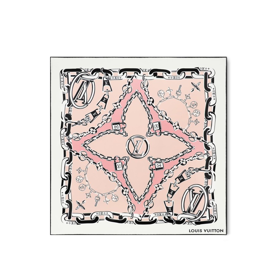 Mujer Louis Vuitton Panuelos De Seda Y Bandanas | Panuelo Bejewelled 70 Negro