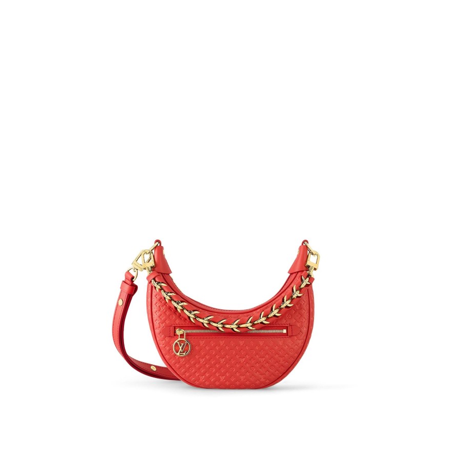 Mujer Louis Vuitton Bolsos Con Cadena Y Clutches | Bolso Loop Rojo