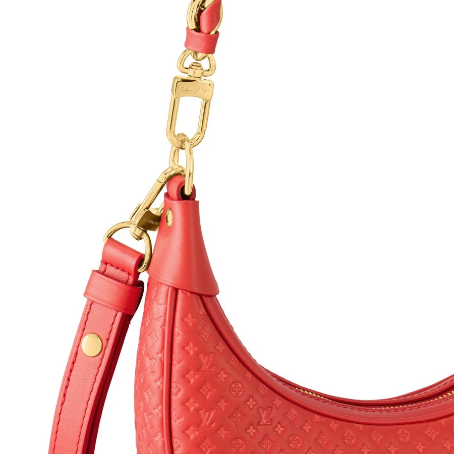 Mujer Louis Vuitton Bolsos Con Cadena Y Clutches | Bolso Loop Rojo