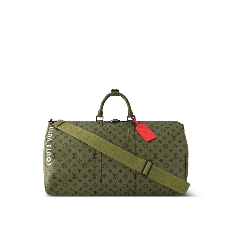 Hombre Louis Vuitton Bolsos Monogram Iconicos | Bolsa De Viaje Keepall 55 Con Bandolera