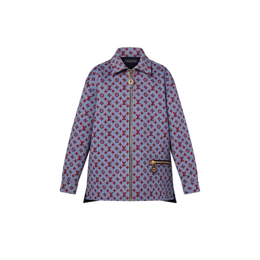 Mujer Louis Vuitton Abrigos Y Chaquetas | Chaqueta Con Cremallera 3D Monogram