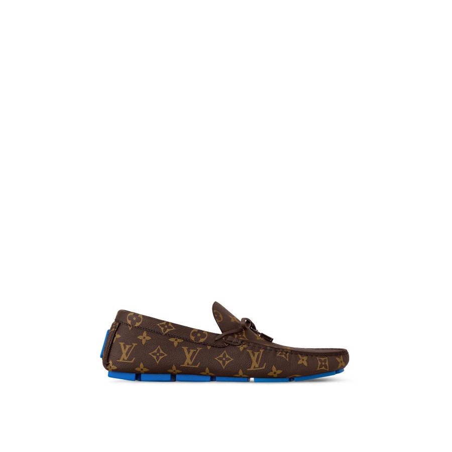 Hombre Louis Vuitton Mocasines | Mocasin Lv Driver Azul