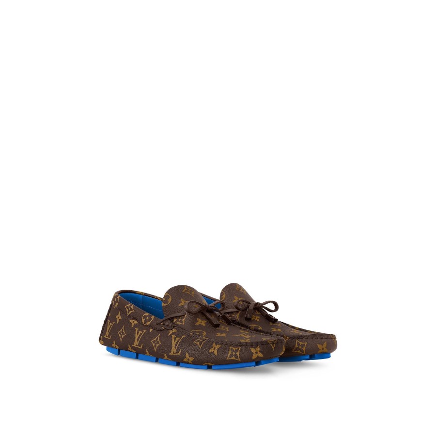 Hombre Louis Vuitton Mocasines | Mocasin Lv Driver Azul