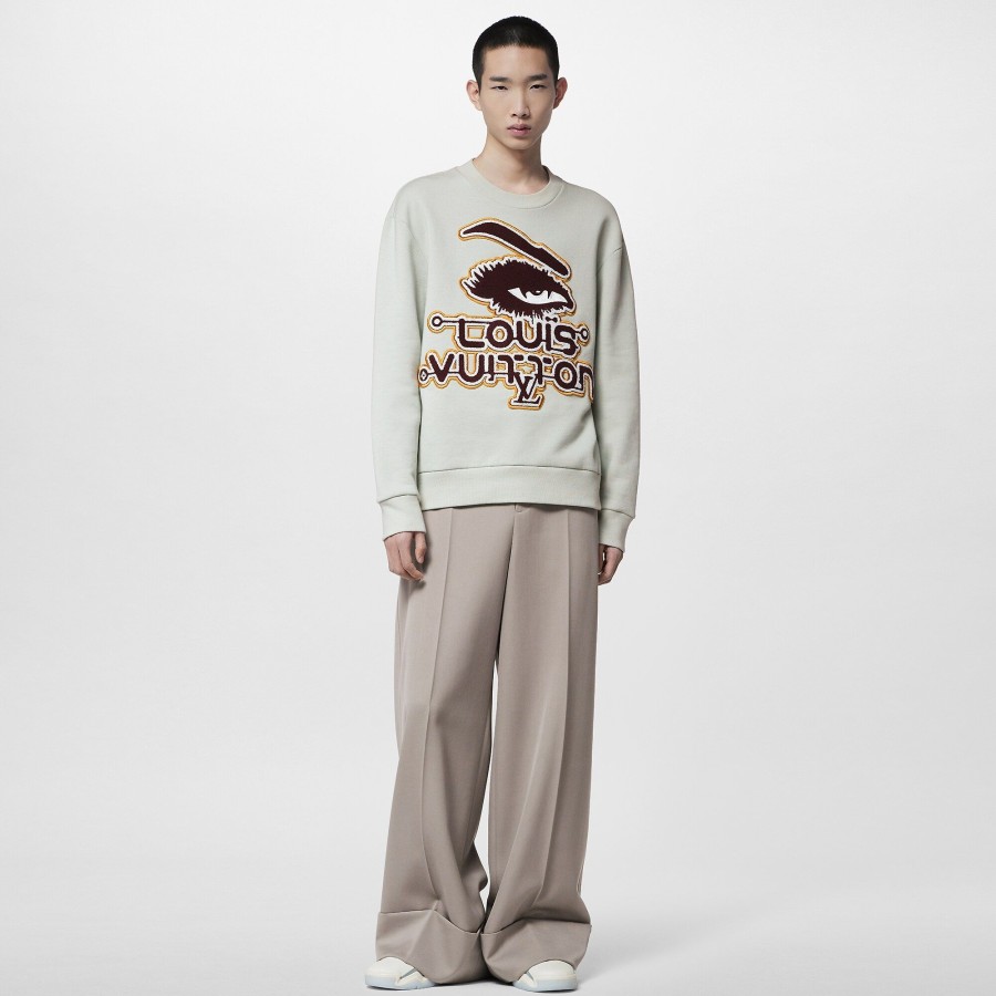 Hombre Louis Vuitton Punto Y Sudaderas | Sudadera De Algodon Bordada