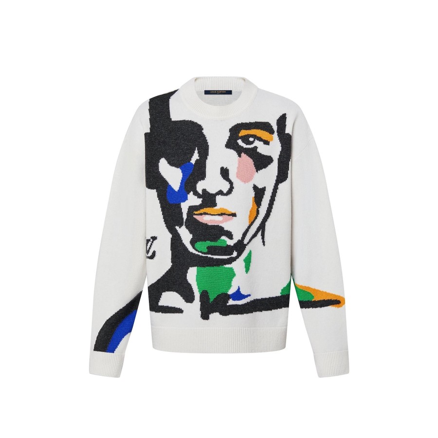 Hombre Louis Vuitton Punto Y Sudaderas | Jersey De Lana Y Cachemir En Intarsia