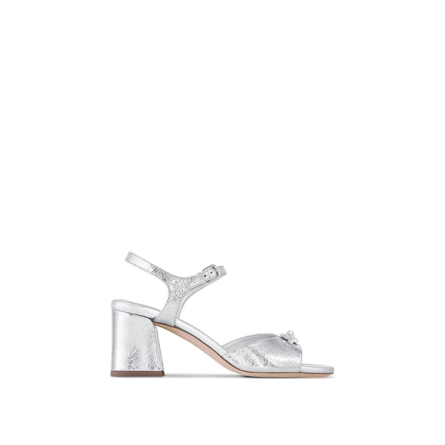 Mujer Louis Vuitton Sandalias Y Alpargatas | Sandalia Lv Edge Silver