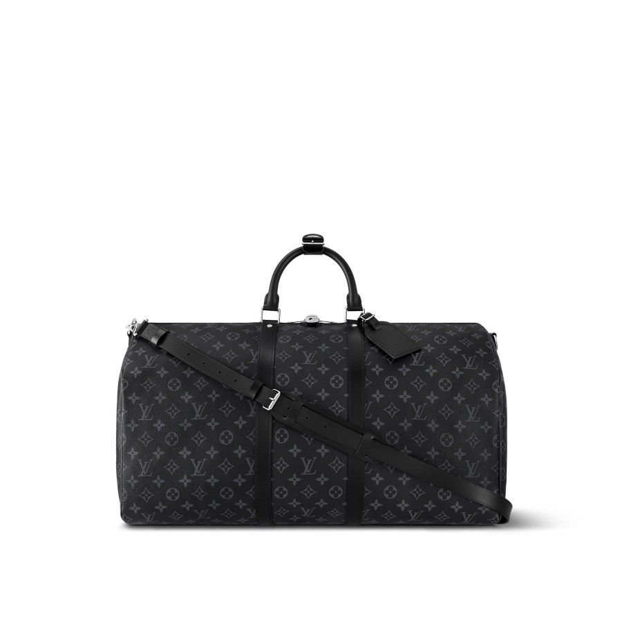 Hombre Louis Vuitton Bolsos De Viaje | Keepall 55 Con Bandolera