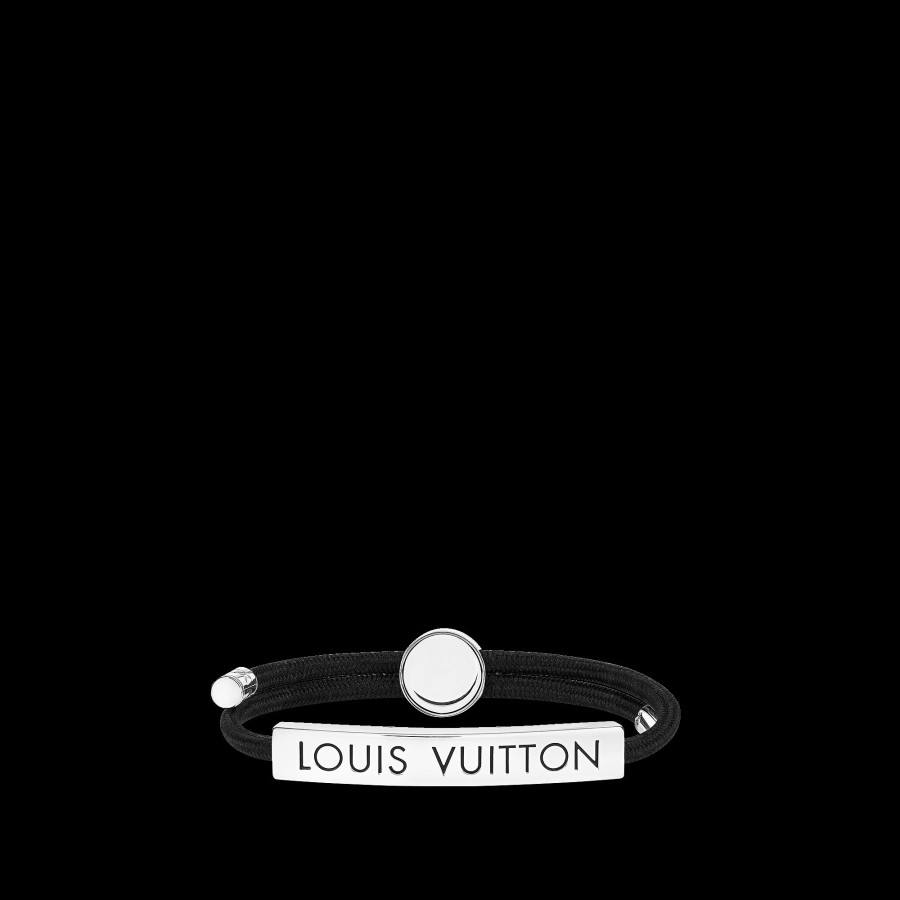 Hombre Louis Vuitton Pulseras | Pulsera Lv Space Negro